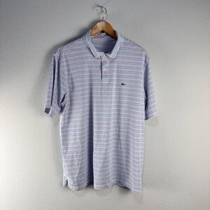 Vineyard Vines‎ Performance Striped Polo Sz XL